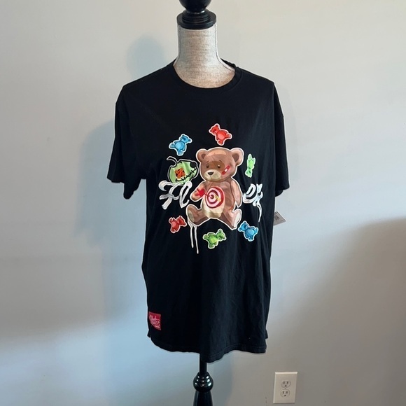 Flex Bear Graphic T-Shirt - Picture 1 of 5